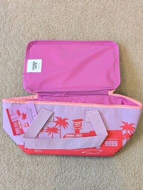 Trader Joe's Lavender & Pink Mini Insulated Bag